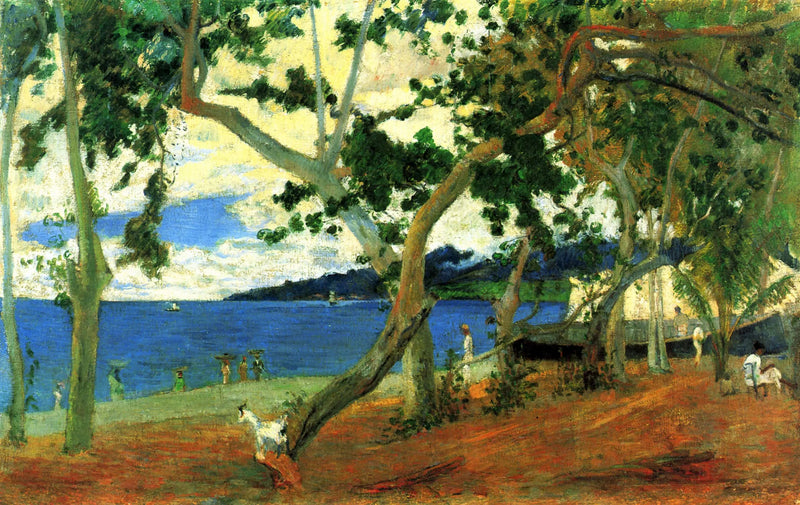 Saint-Pierre-bukten sett fra Turin-viken - Paul Gauguin