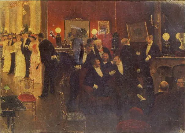 Mottakelsen - Jean Béraud

Source:
La réception - Jean Béraud