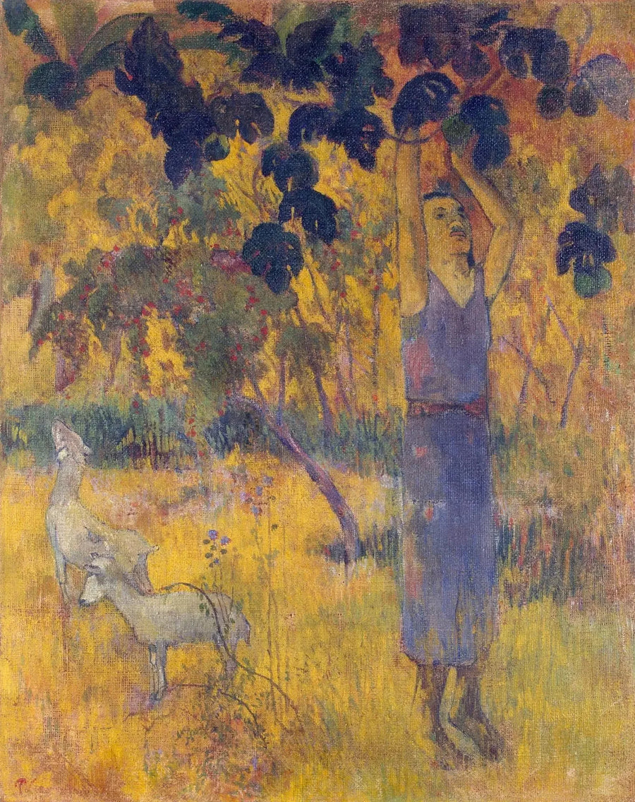 Høsten, eller Mann som plukker frukter - Paul Gauguin