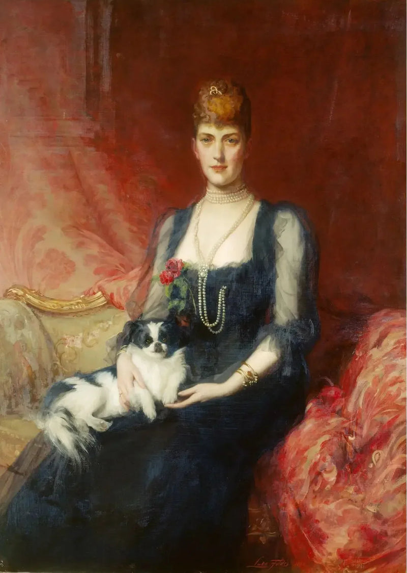 Kongelige dronning Alexandra, da prinsesse av Wales - Luke Fildes

Source:
La reine Alexandra, alors princesse de Galles - Luke Fildes