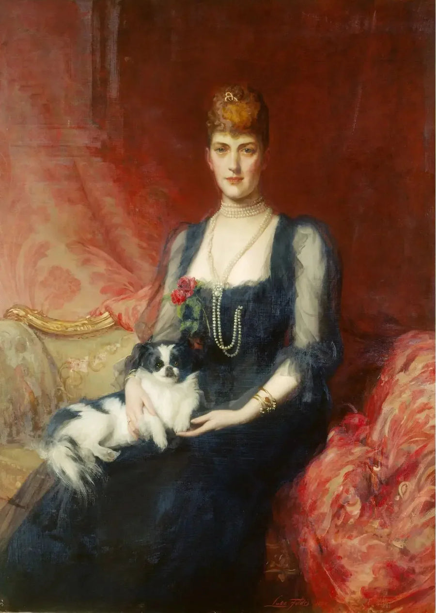 Kongelige dronning Alexandra, da prinsesse av Wales - Luke Fildes

Source:
La reine Alexandra, alors princesse de Galles - Luke Fildes