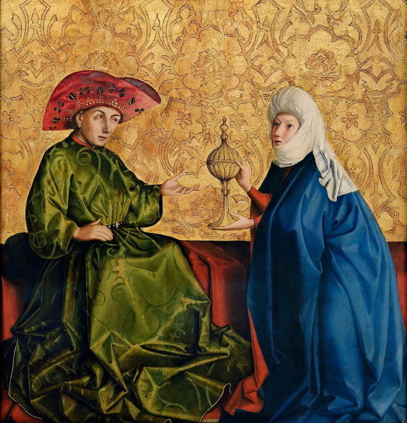 Saba dronning foran kong Salomo - Konrad Witz