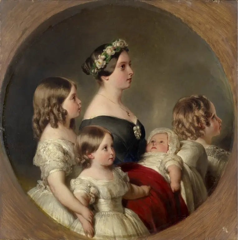 Kongelige dronning Victoria (1819-1901) med sine fire eldste barn - Franz Xaver Winterhalter

Source:
La reine Victoria (1819-1901) avec ses quatre enfants aînés - Franz Xaver Winterhalter