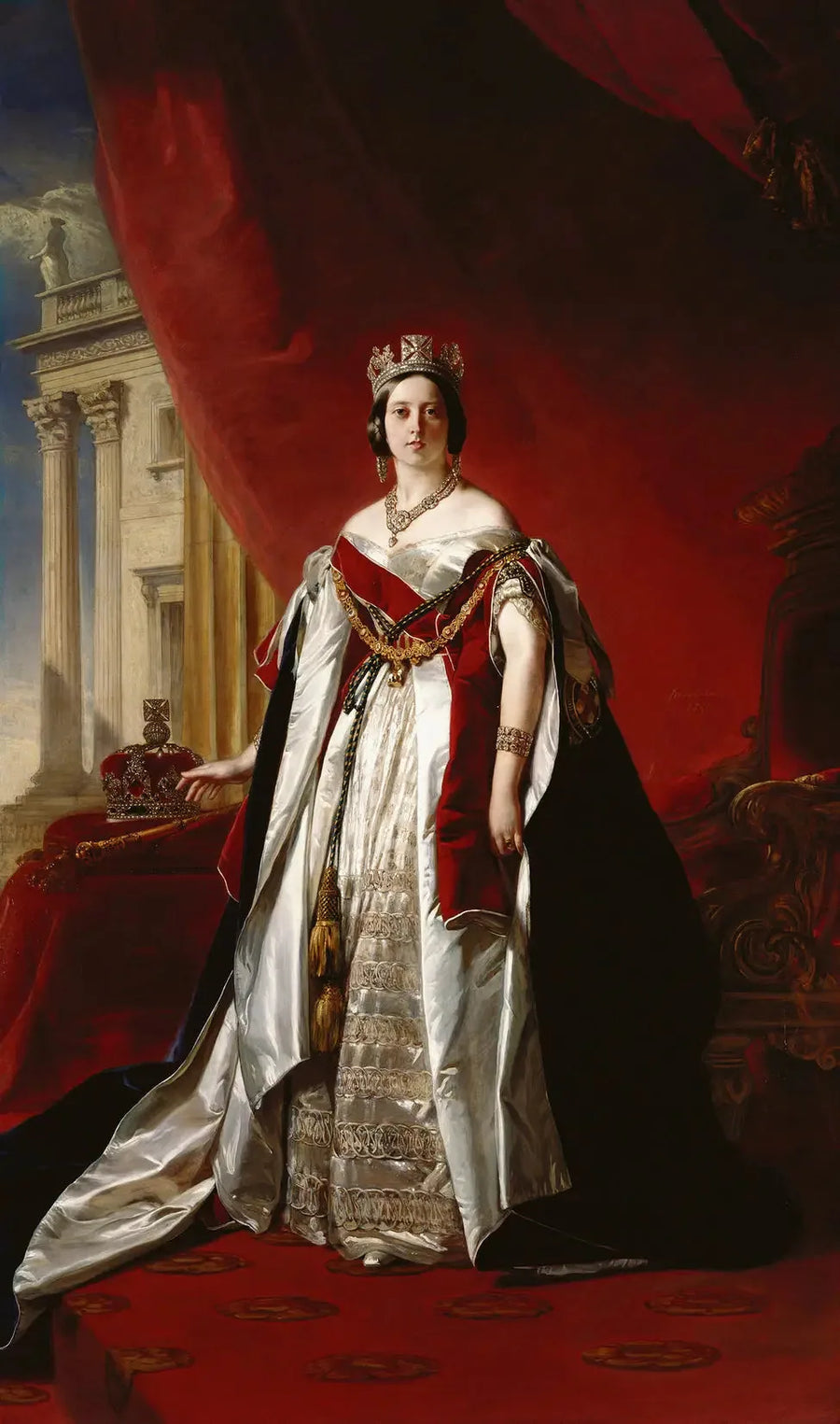 Kongelige dronning Victoria (1819-1901) - Franz Xaver Winterhalter

Source:
La reine Victoria (1819-1901) - Franz Xaver Winterhalter
