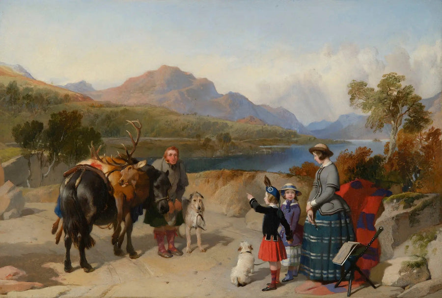 Dronning Victoria ved Loch Laggan - Edwin Henry Landseer

Source:
La reine Victoria au Loch Laggan - Edwin Henry Landseer