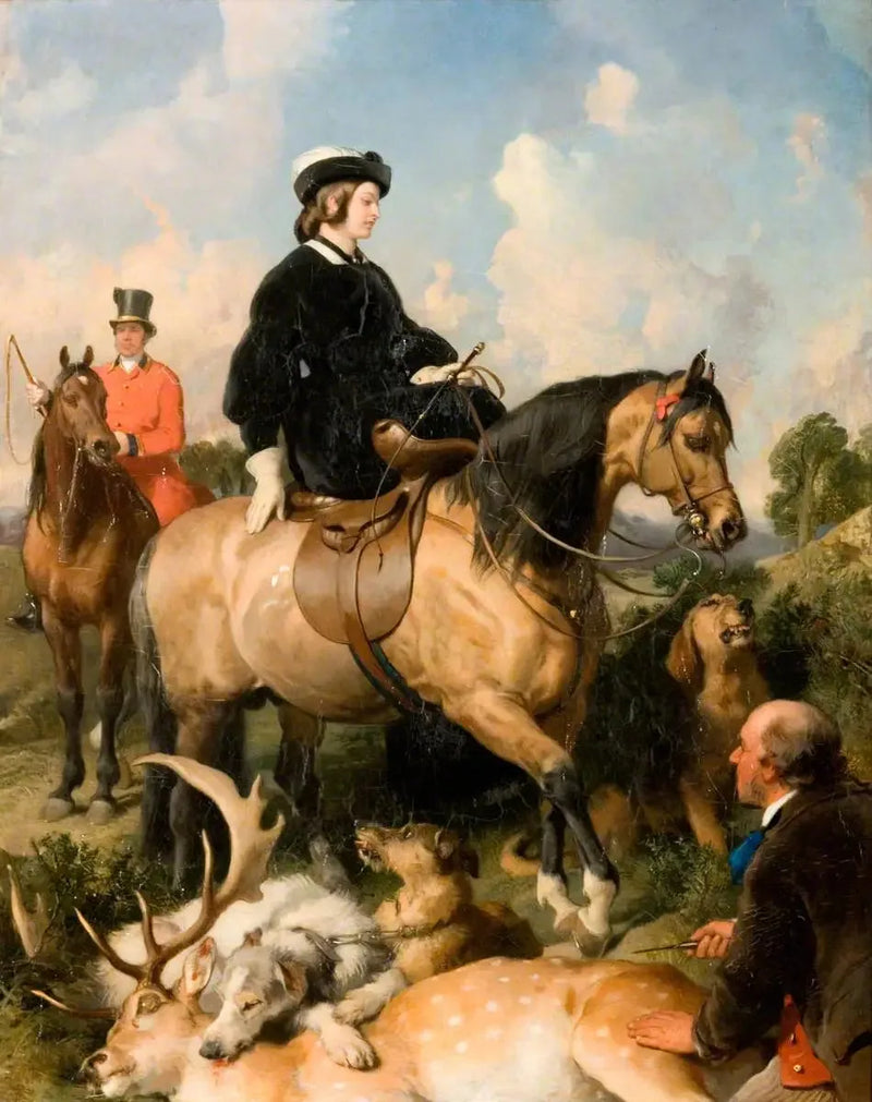 Kongelige dronning Victoria i Windsor-parken - Edwin Henry Landseer

Source:
La reine Victoria dans le parc de Windsor - Edwin Henry Landseer