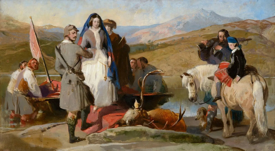 Dronning Victoria ankommer Loch Muick - Edwin Henry Landseer

Source:
La reine Victoria débarque au Loch Muick - Edwin Henry Landseer