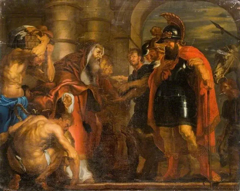 Abraham og Melkisedek - Peter Paul Rubens