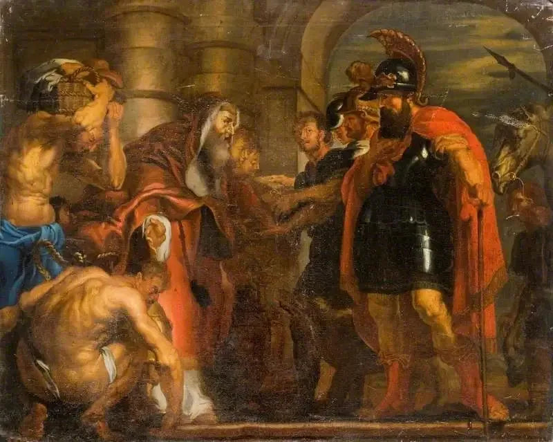 Abraham og Melkisedek - Peter Paul Rubens