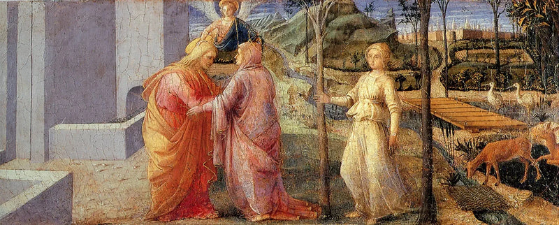 Anne og Joakims møte ved Den Gylne Port - Fra Filippo Lippi