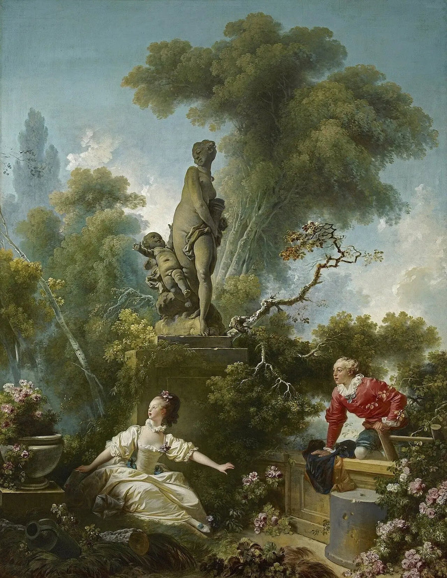 Møtet - Jean-Honoré Fragonard