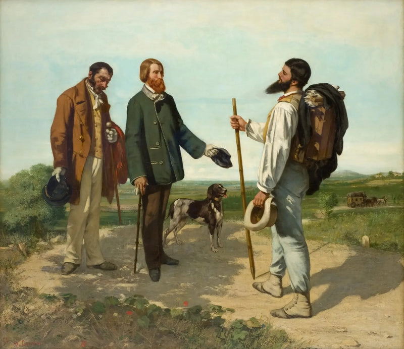 Møtet, eller God dag Herr Courbet - Gustave Courbet
