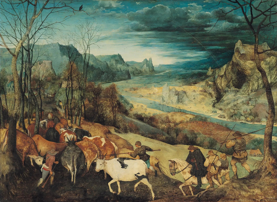 Høstinnhentingen av flokkene - Pieter Brueghel den eldre