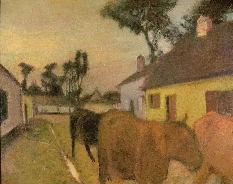 Hjemkomsten av flokken - Edgar Degas