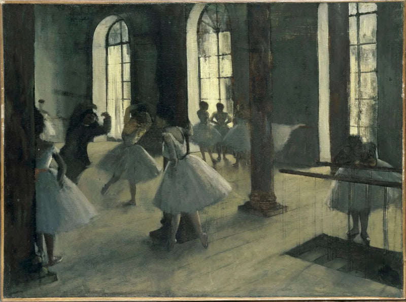 Danserepetisjon i dansehjemmet - Edgar Degas