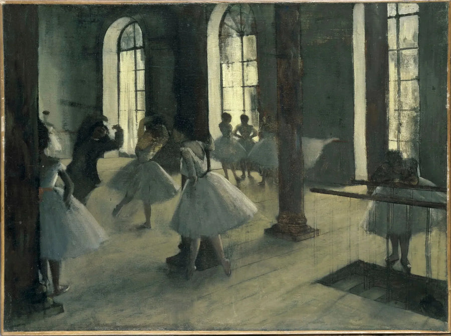 Danserepetisjon i dansehjemmet - Edgar Degas