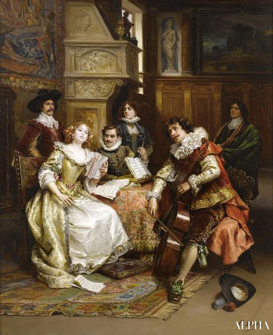 La répétition finale - Cesare-Auguste Detti Reproductions de tableaux à la peinture à l’huile