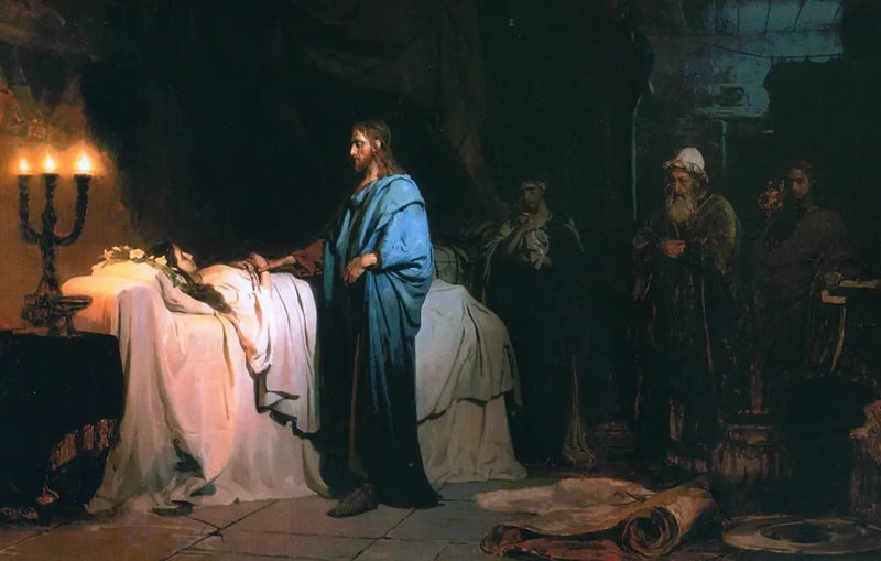 Jesu oppstandelse av Jairs datter - Ilya Repin