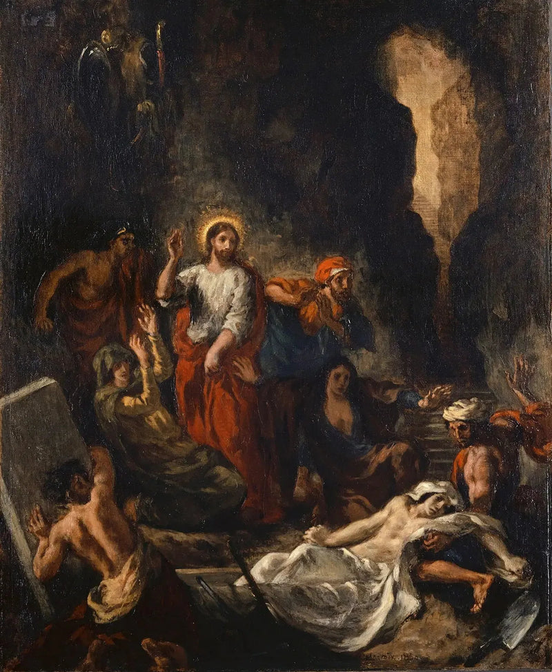 Lazarus' oppstandelse - Eugène Delacroix