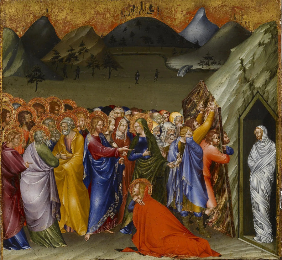 Lazarus oppstandelse - Giovanni di Paolo