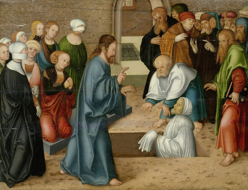 Lazarus oppstandelse - Lucas Cranach den eldre