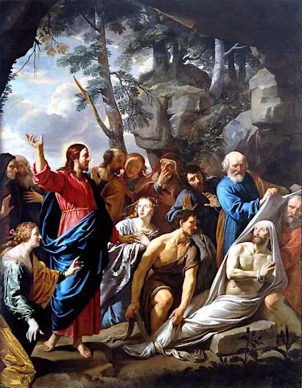La Résurrection de Lazare - Philippe de Champaigne image 1 tableau peint à l’huile sur toile