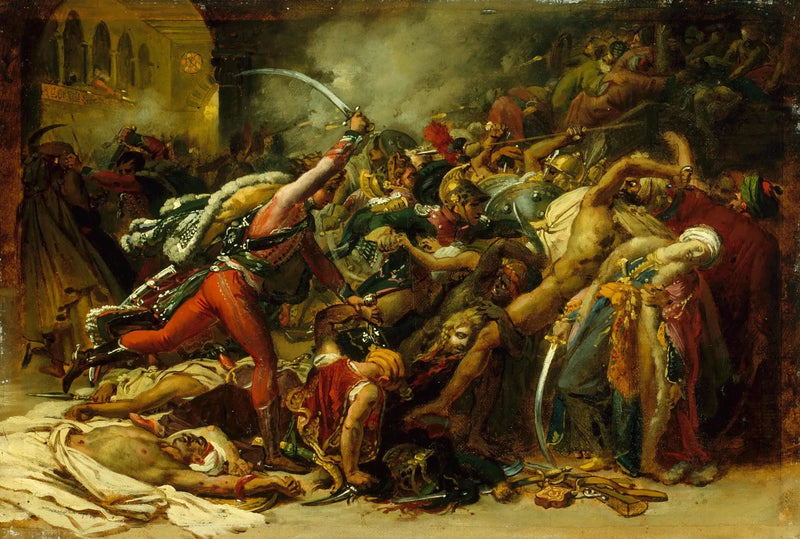 Kairós opprør - Anne-Louis Girodet

Source:
La révolte du Caire - Anne-Louis Girodet