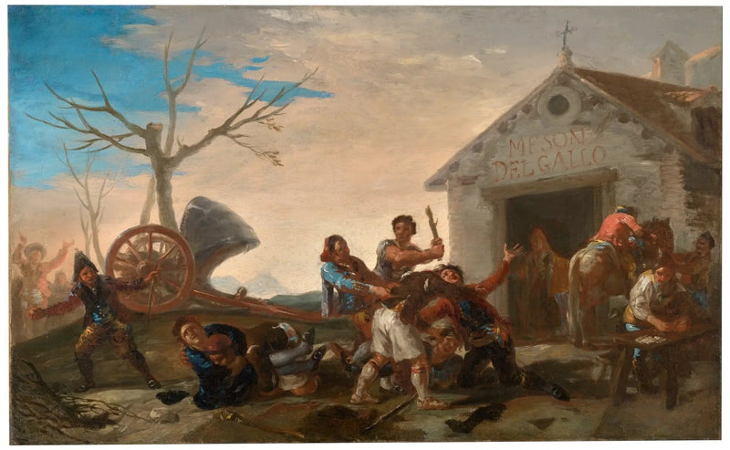La Riña i Mesón del Gallo - Francisco de Goya