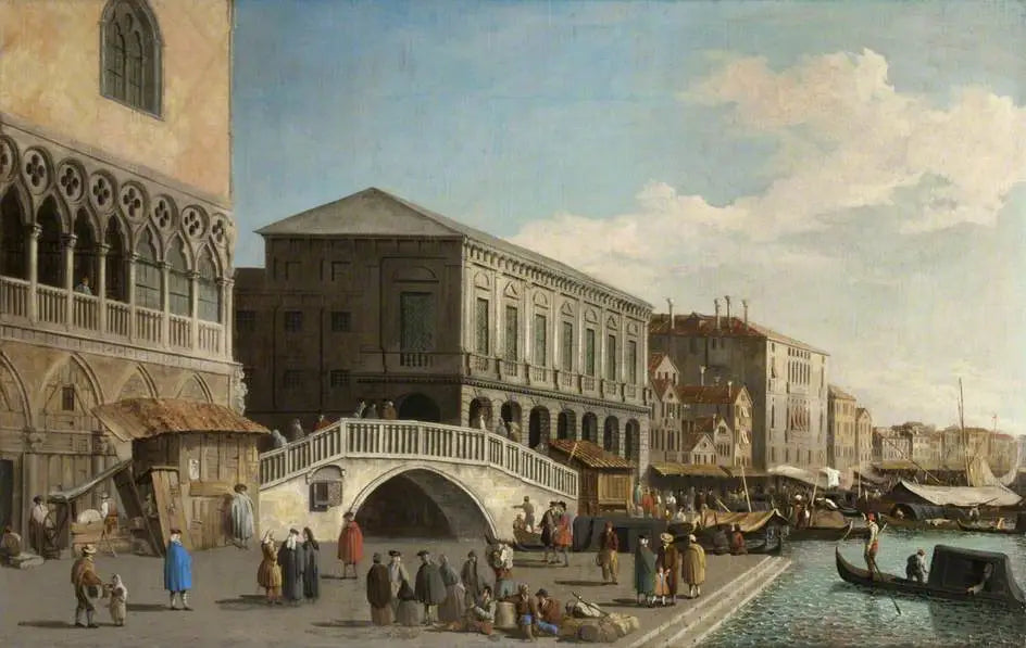 La Riva degli Schiavoni Venise - Canaletto - Alpha Reproduction