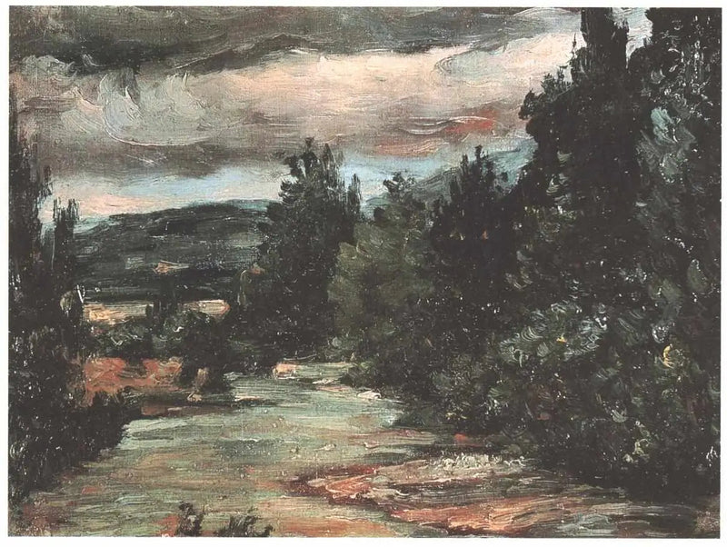 Elven i sletten - Paul Cézanne