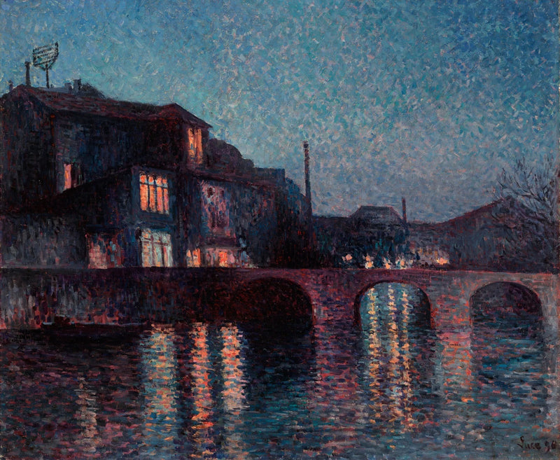Elven Sambre i Charleroi - Maximilien Luce