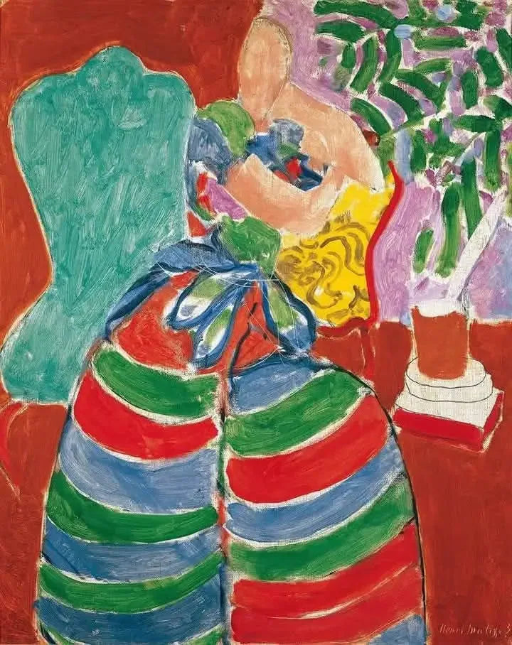 Den stripete kjolen - Henri Matisse
