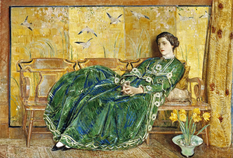 Den grønne kjolen - Childe Hassam

Source:
(La robe verte) - Childe Hassam