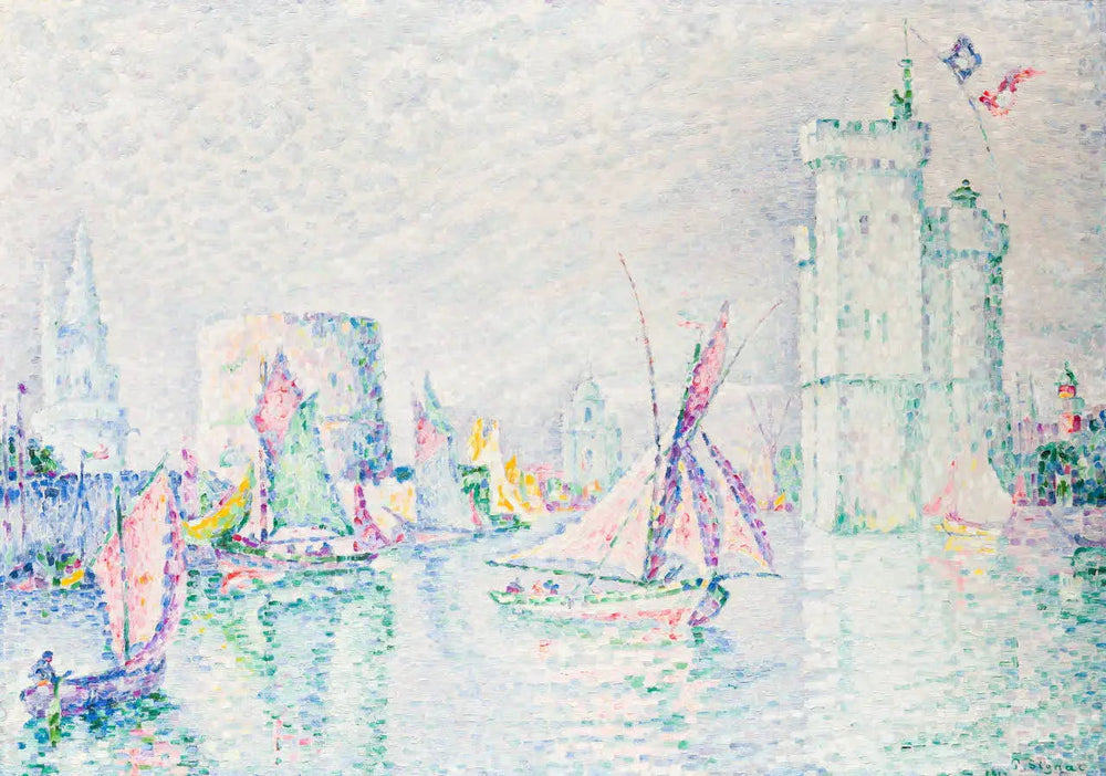 La Rochelle, sortie du port - Paul Signac image 1 copie de tableau peinte à la main