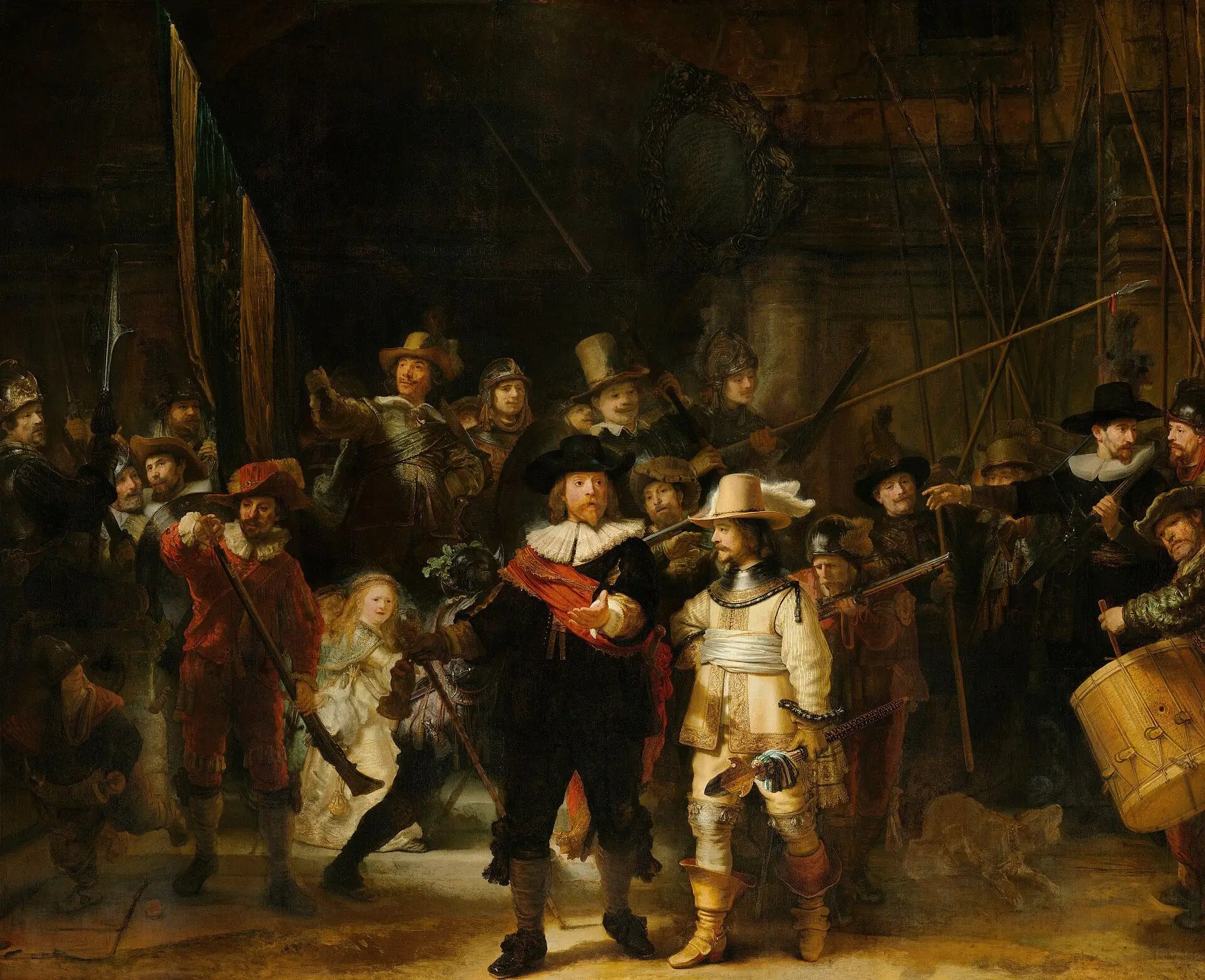 La Ronde de nuit - Rembrandt image 1 reproduction de peinture à l’huile