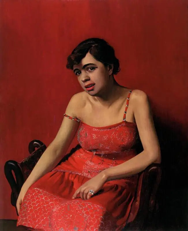 Den rumenske i rød kjole - Félix Vallotton

Source:
La Roumaine en robe rouge - Félix Vallotton