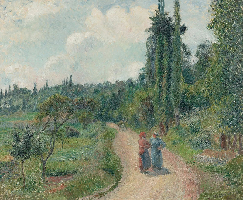 Osny-veien - Camille Pissarro