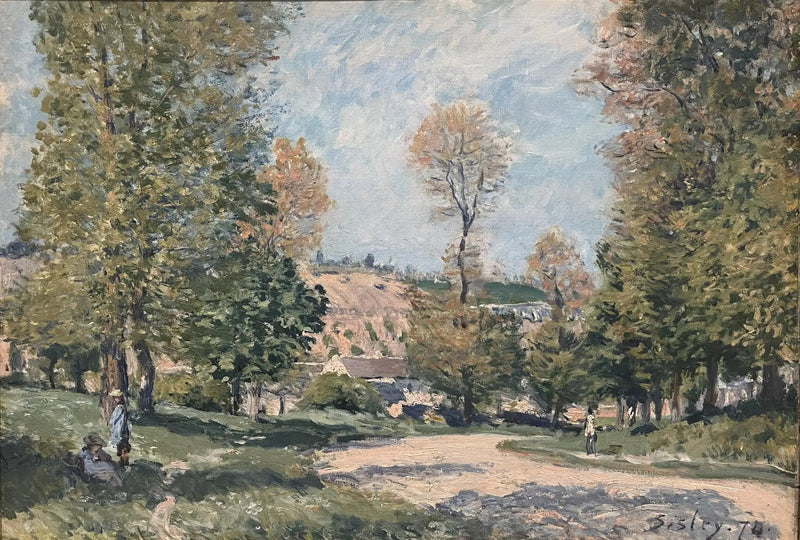 Veien til Louveciennes - Alfred Sisley