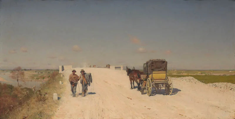 Veien fra Napoli til Brindisi - Giuseppe De Nittis