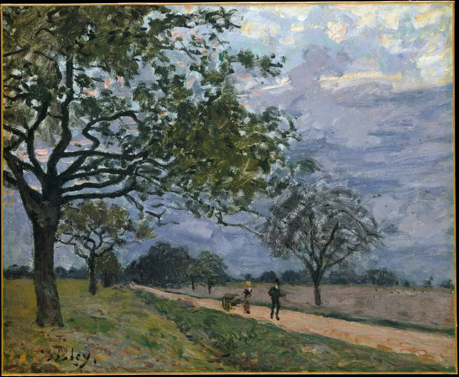 Veien fra Versailles til Louveciennes - Alfred Sisley