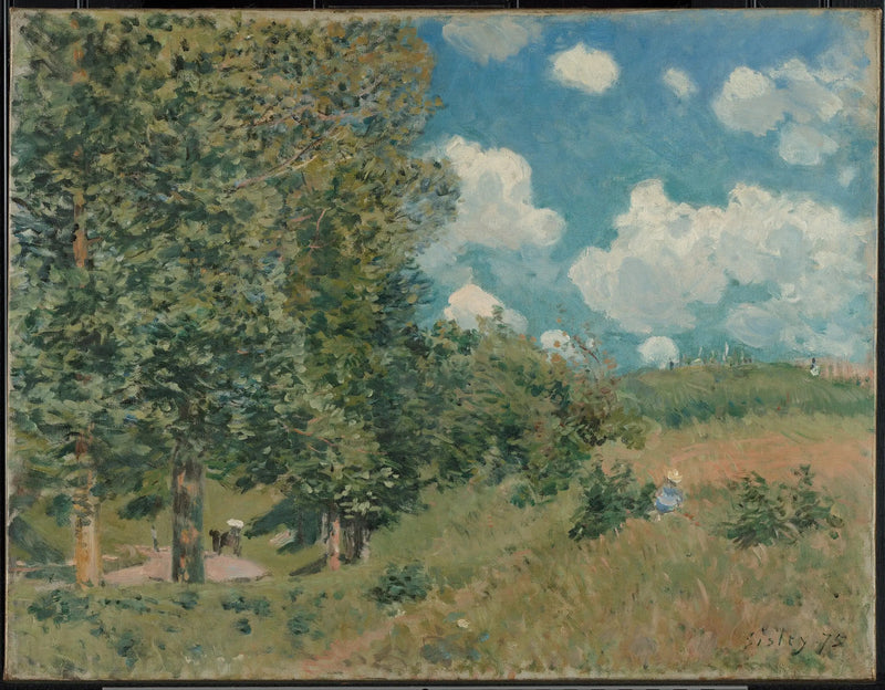 Veien fra Versailles til Saint-Germain - Alfred Sisley