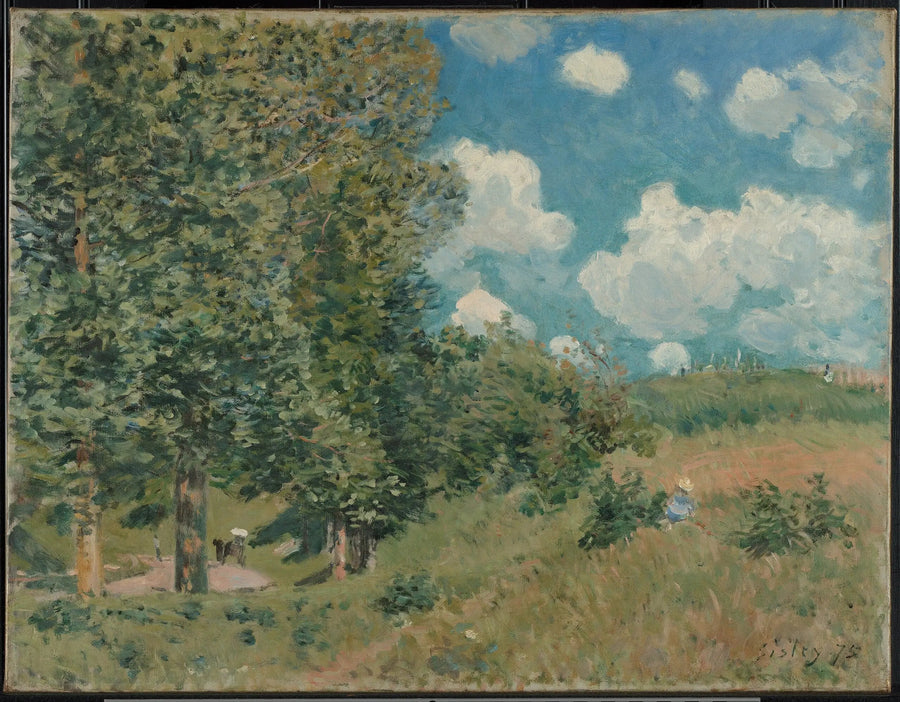 Veien fra Versailles til Saint-Germain - Alfred Sisley