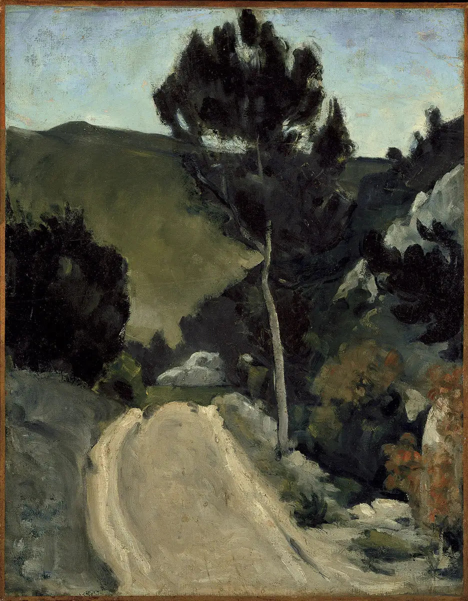 Reproduction du tableau « La route tournante en Provence - Paul Cézanne » par Alpha Reproduction en peinture à l’huile