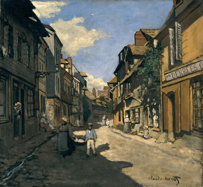 La rue de la Bavolle à Honfleur - Claude Monet
