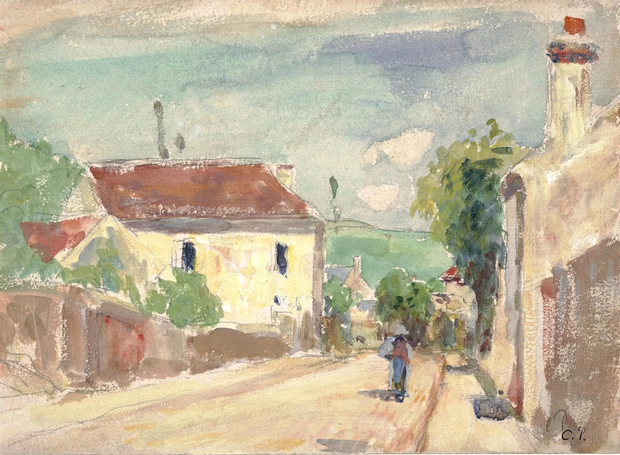 Hermitagegata, Pontoise - Camille Pissarro