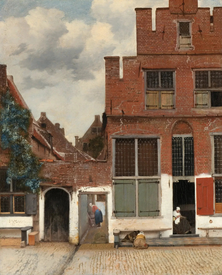 Den lille gaten - Johannes Vermeer