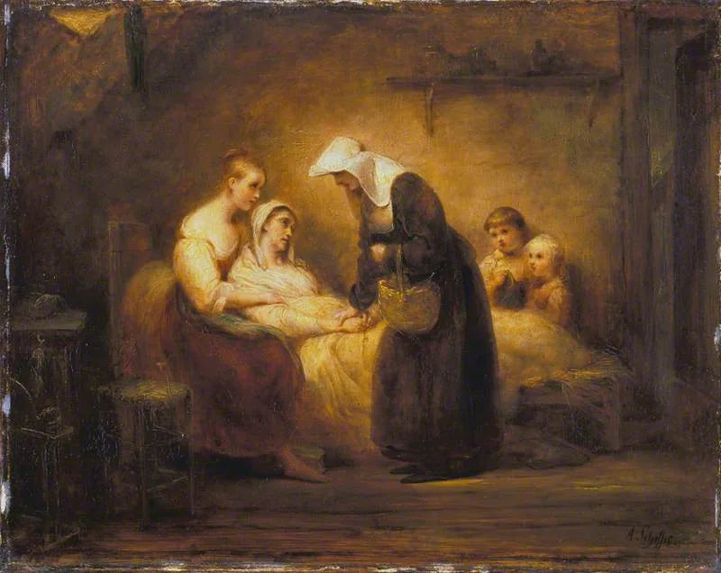Søsteren av Barmhjertighet - Ary Scheffer