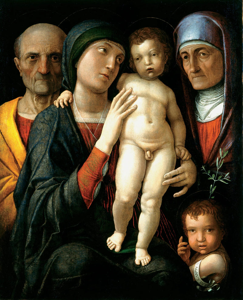 Den hellige familie - Andrea Mantegna