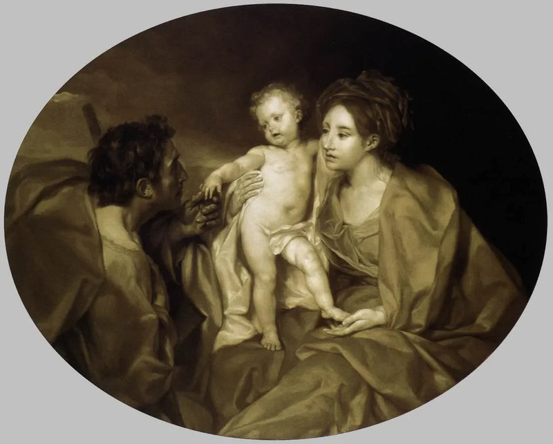 Den hellige familie - Anton Raphael Mengs