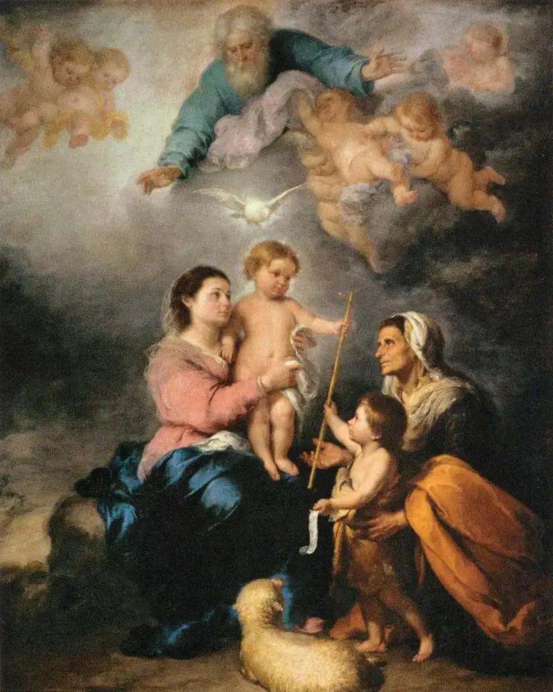 Den hellige familie - Bartolomé Esteban Murillo

Source:
La Sainte Famille - Bartolomé Esteban Murillo